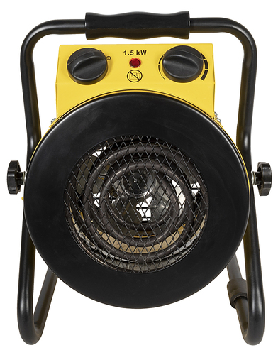 UPC 849023060376 product image for Royal Sovereign - Electric Fan Heater - Black/yellow | upcitemdb.com