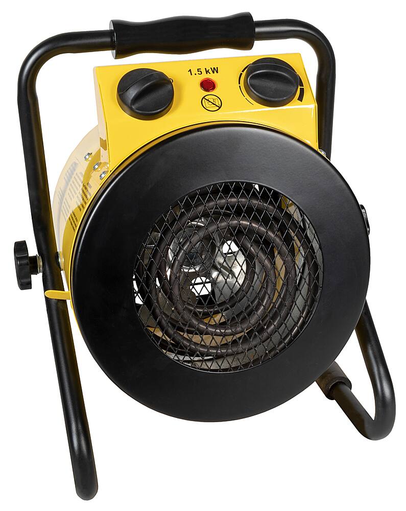 Best Buy: Royal Sovereign Electric Fan Heater Black/yellow HUT-100