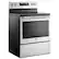 Angle. Maytag - 5.3 Cu. Ft. Self-Cleaning Freestanding Fingerprint Resistant Electric Range - Stainless steel.