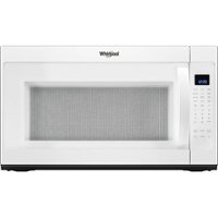 Whirlpool - 2.1 Cu. Ft. Over-the-Range Microwave with Sensor Cooking - White - Front_Zoom