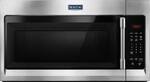 Maytag - 1.7 Cu. Ft. Over-the-Range Microwave - Stainless steel - Front_Standard