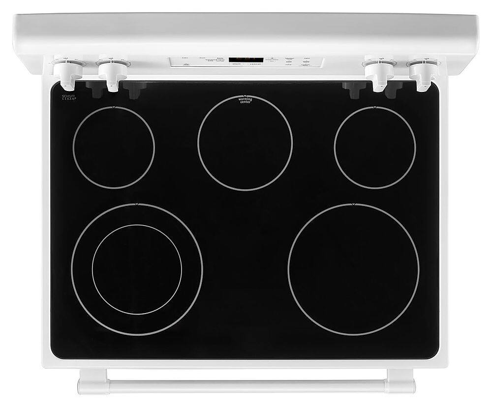 Alt View 21. Maytag - 5.3 Cu. Ft. Self-Cleaning Freestanding Electric Range with Precision Cooking system - White.