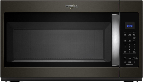 Whirlpool - 1.9 Cu. Ft. Over-the-Range Microwave with Sensor Cooking - Black stainless steel was $399.99 now $269.99 (33.0% off)