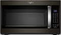 Whirlpool - 1.9 Cu. Ft. Over-the-Range Microwave with Sensor Cooking - Black Stainless Steel