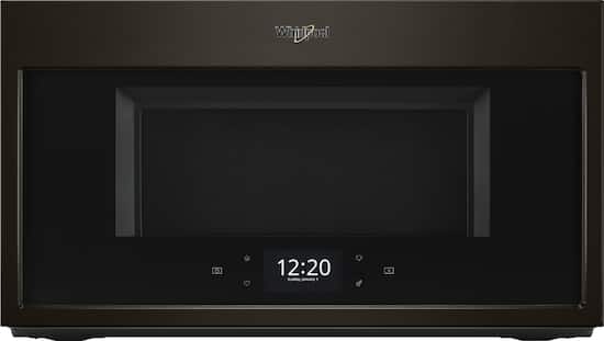 Whirlpool 1 9 Cu Ft Convection Over The Range Microwave Black Stainless Steel Wmha9019hv Best Buy