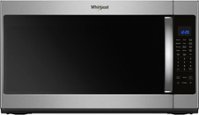 Whirlpool - 2.1 Cu. Ft. Over-the-Range Microwave with Sensor Cooking - Stainless Steel - Front_Zoom
