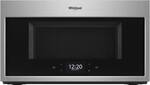 Whirlpool - 1.9 Cu. Ft. Convection Over-the-Range Microwave - Fingerprint Resistant Stainless Steel - Front_Standard
