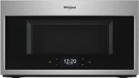 Whirlpool - 1.9 Cu. Ft. Convection Over-the-Range Microwave - Stainless Steel - Front_Zoom