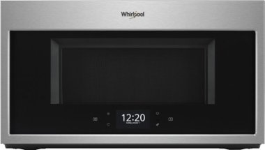 Whirlpool - 1.9 Cu. Ft. Convection Over-the-Range Microwave - Stainless Steel - Front_Zoom
