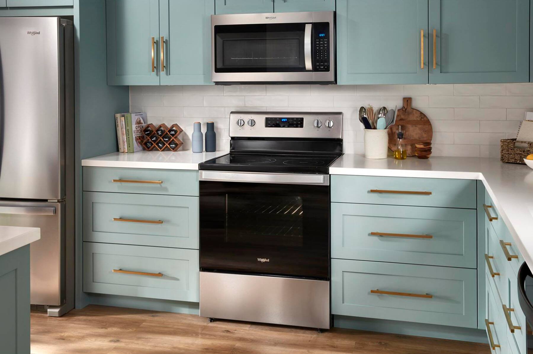 Alt View 22. Whirlpool - 1.9 Cu. Ft. Over-the-Range Microwave with Sensor Cooking - Stainless Steel.