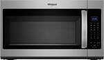 Front. Whirlpool - 1.9 Cu. Ft. Over-the-Range Microwave with Sensor Cooking - Stainless Steel.