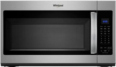 Whirlpool - 1.9 Cu. Ft. Over-the-Range Microwave with Sensor Cooking - Stainless steel - Front_Zoom