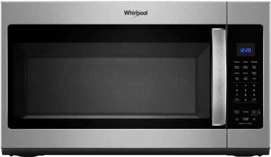 Whirlpool – 1.9 Cu. Ft. Over-the-Range Fingerprint Resistant Microwave with Sensor Cooking -Stainless Steel – Fingerprint Resistant Stainless Steel
