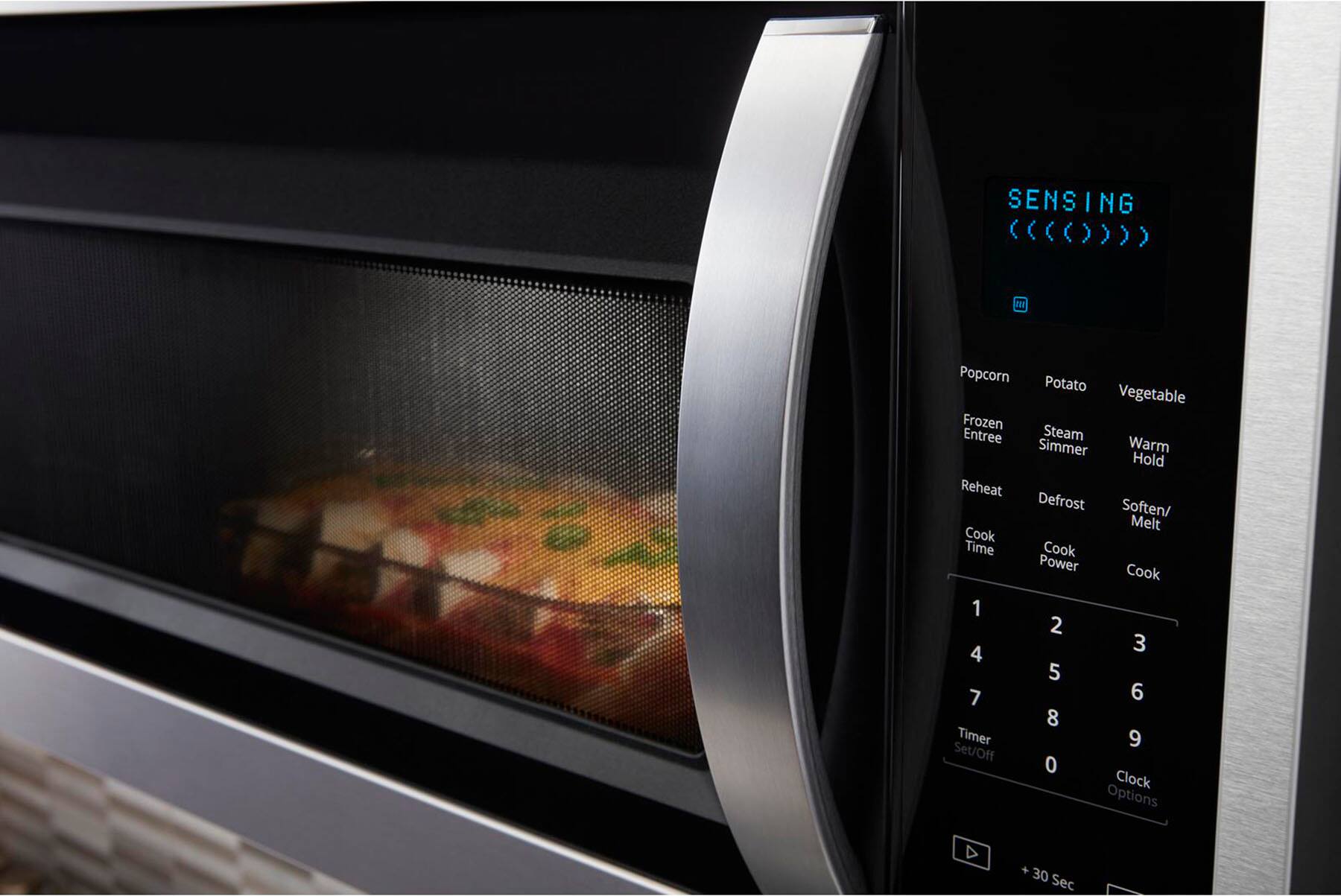 Alt View 15. Whirlpool - 1.9 Cu. Ft. Over-the-Range Microwave with Sensor Cooking - Stainless Steel.