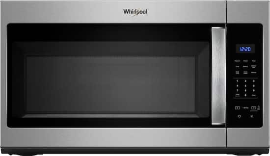 Whirlpool 1 7 Cu Ft Over The Range Microwave Stainless Steel