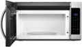 Angle Zoom. Whirlpool - 1.7 Cu. Ft. Over-the-Range Microwave - Stainless Steel.