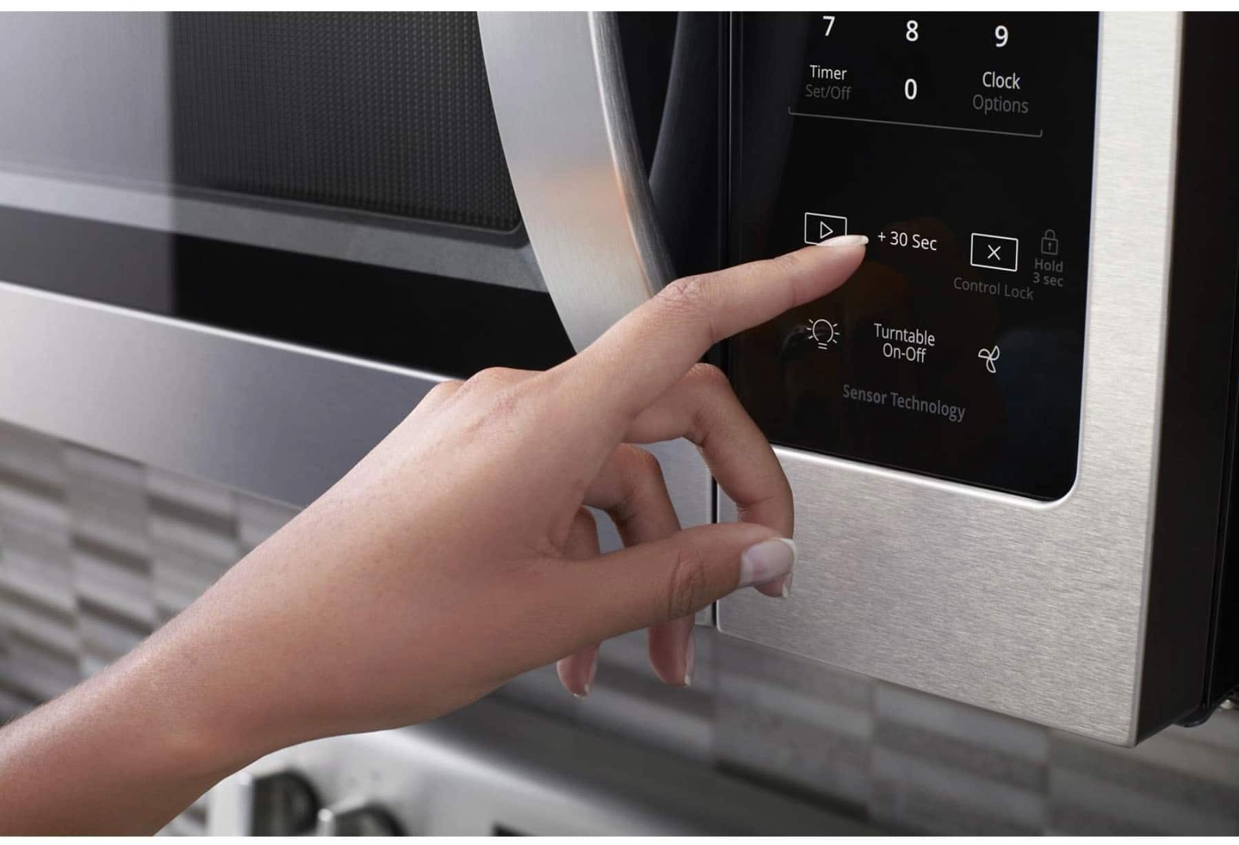 Alt View 17. Whirlpool - 1.7 Cu. Ft. Over-the-Range Microwave - Stainless Steel.