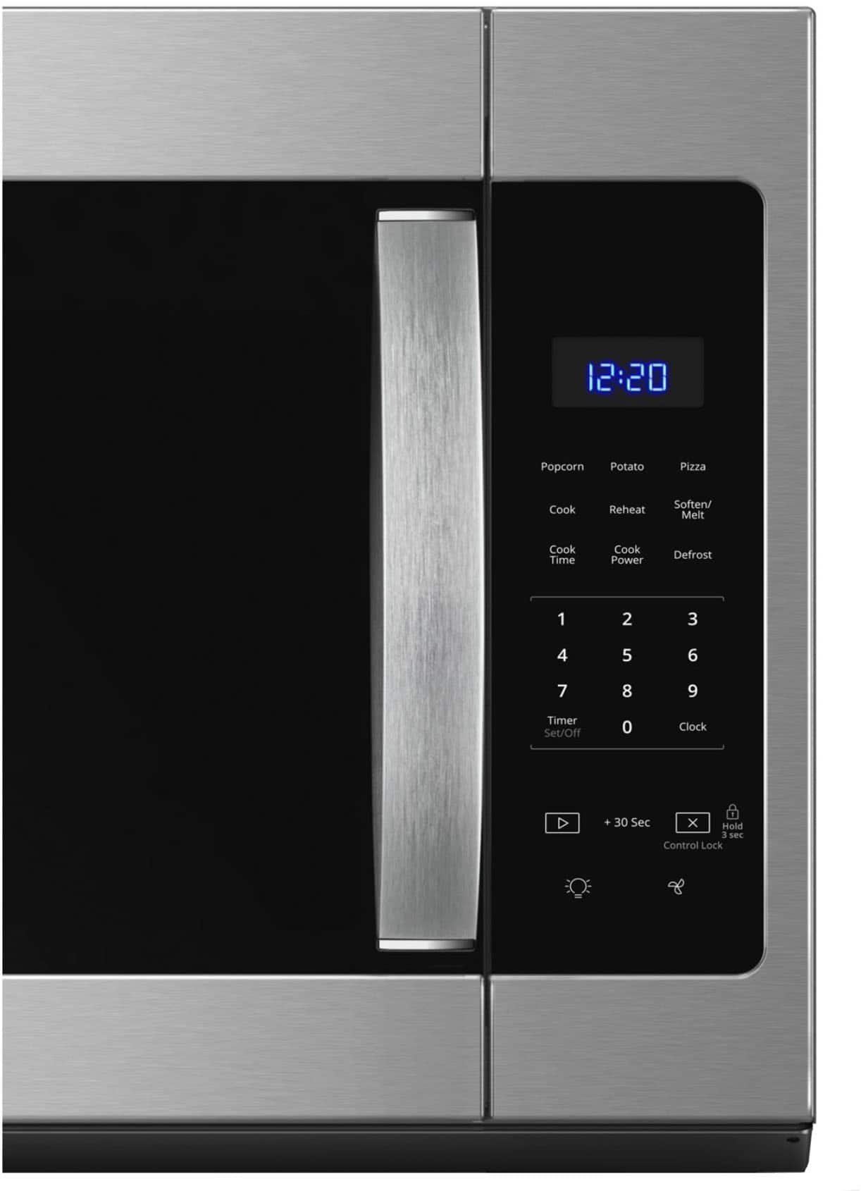 Alt View 11. Whirlpool - 1.7 Cu. Ft. Over-the-Range Microwave - Stainless Steel.