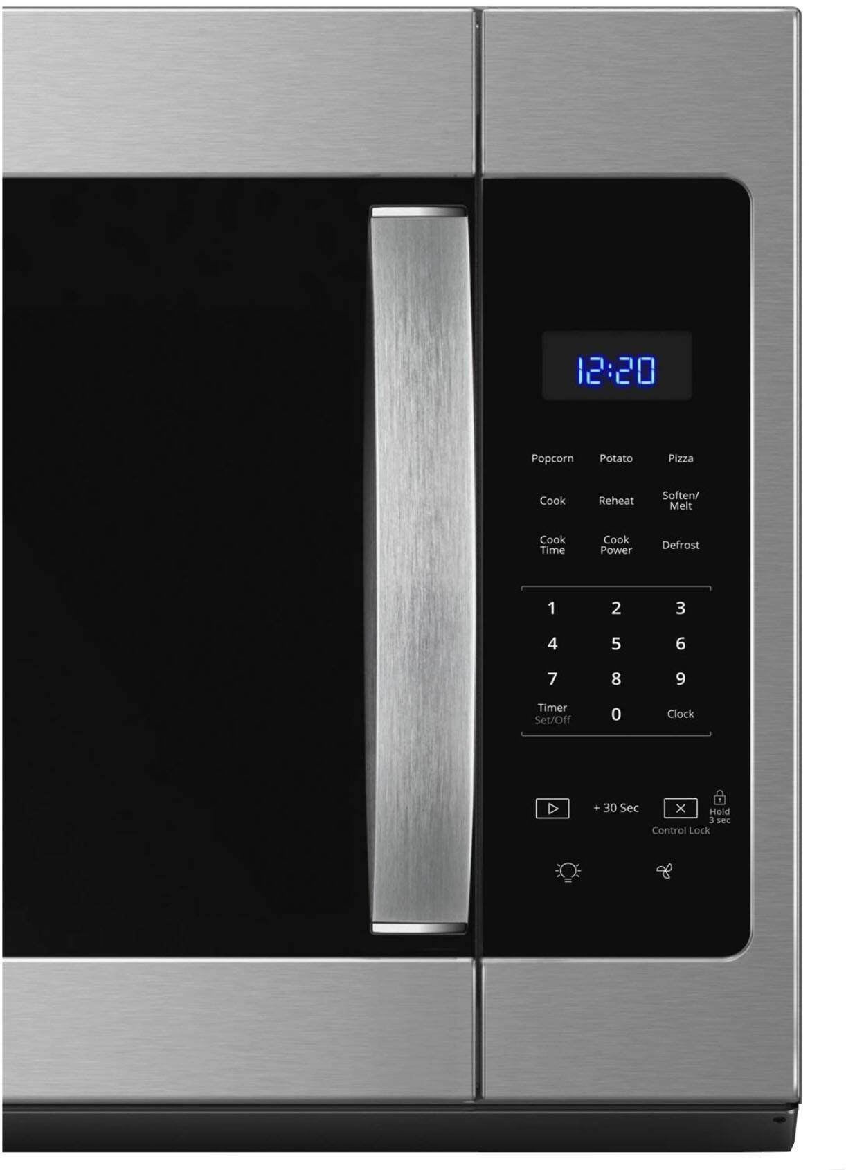 Alt View 11. Whirlpool - 1.7 Cu. Ft. Over-the-Range Microwave - Stainless Steel.