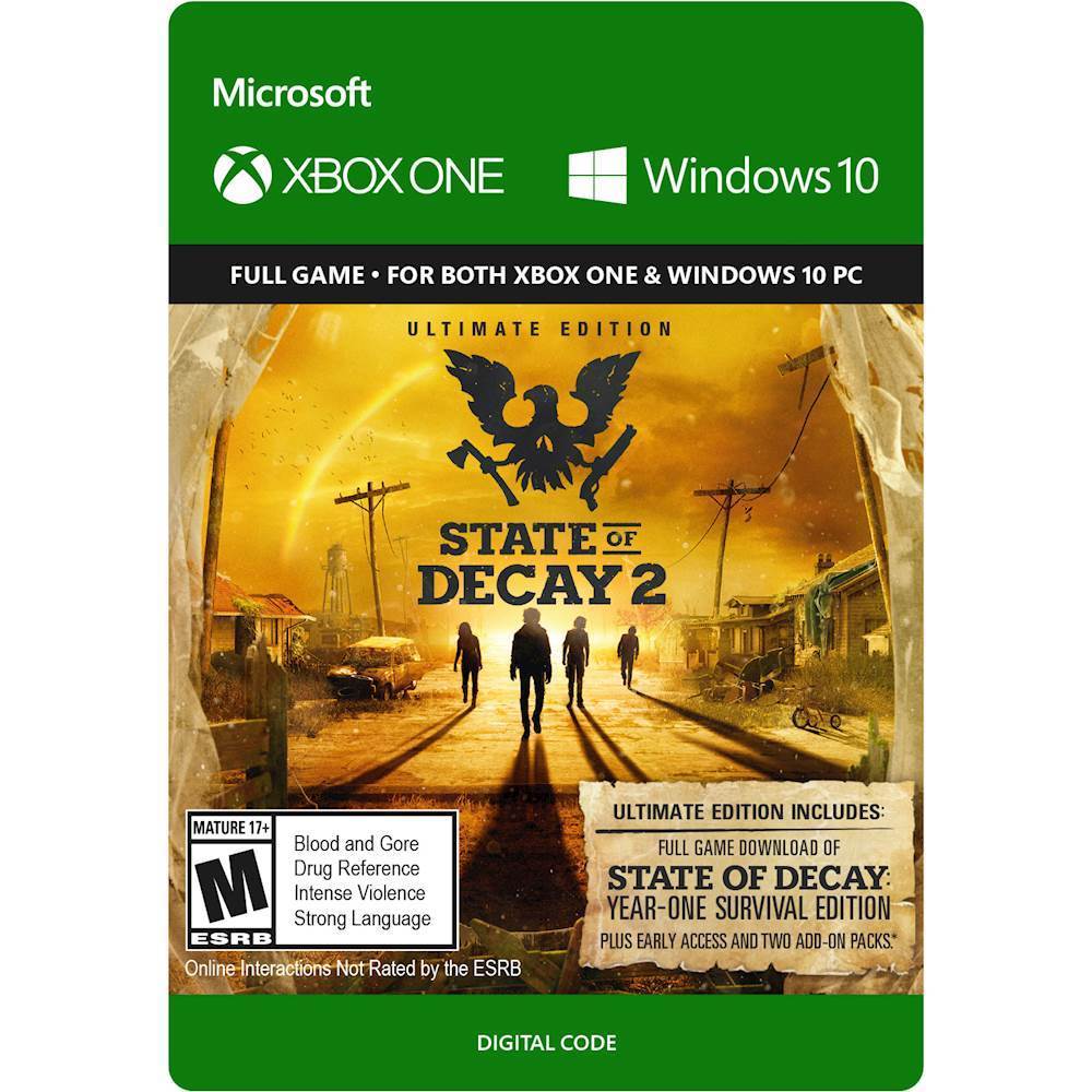  State of Decay 2 - Ultimate Edition - Xbox One : Microsoft  Corporation: Everything Else