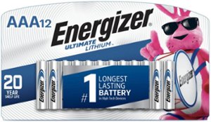 Energizer - Ultimate Lithium AAA Batteries (12-Pack) - Front_Zoom