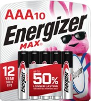 Energizer MAX AAA Batteries (10 Pack), Triple A Alkaline Batteries - Front_Zoom
