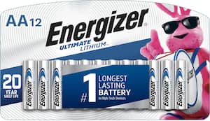 Energizer - Ultimate Lithium AA Batteries (12-Pack) - Front_Zoom