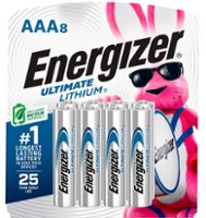 Energizer Ultimate Lithium AAA Batteries (8 Pack), Triple A Batteries - Front_Zoom