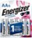 Front. Energizer - Energizer Ultimate Lithium AA Batteries (6 Pack), Double A Batteries - Silver.