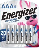Energizer Ultimate Lithium AAA Batteries (6 Pack), Triple A Batteries - Front_Zoom