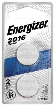 Energizer - 2016 Batteries (2 Pack), 3V Lithium Coin Batteries