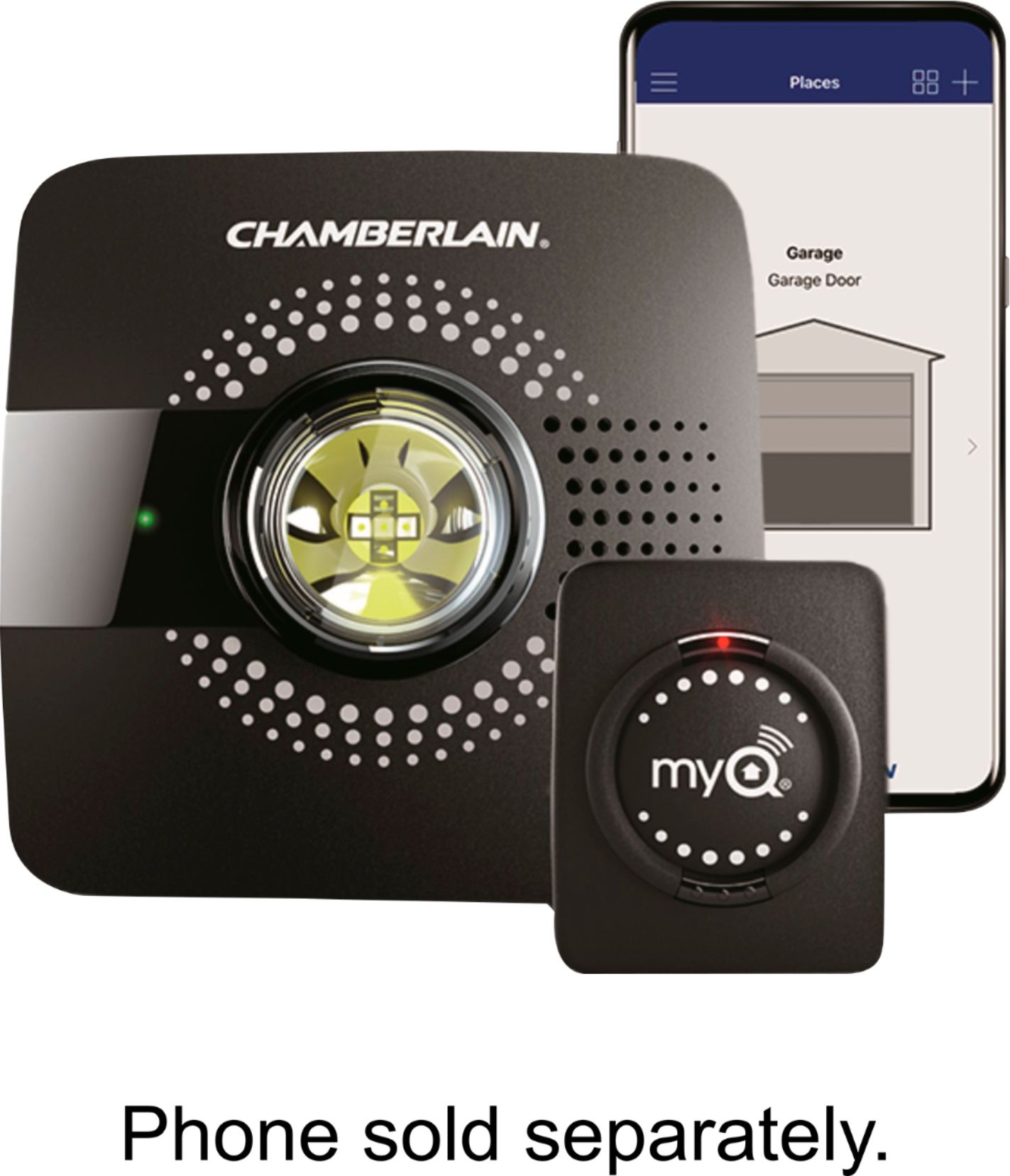Customer Reviews Chamberlain Myq Smart Garage Hub Black Myq G0301 Best Buy