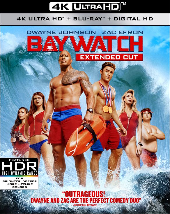  Baywatch [Includes Digital Copy] [4K Ultra HD Blu-ray/Blu-ray] [2017]