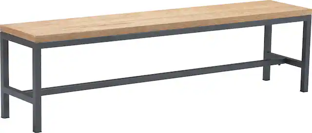 Front. Tommy Hilfiger - Robson Dining Bench - Natural Wood.
