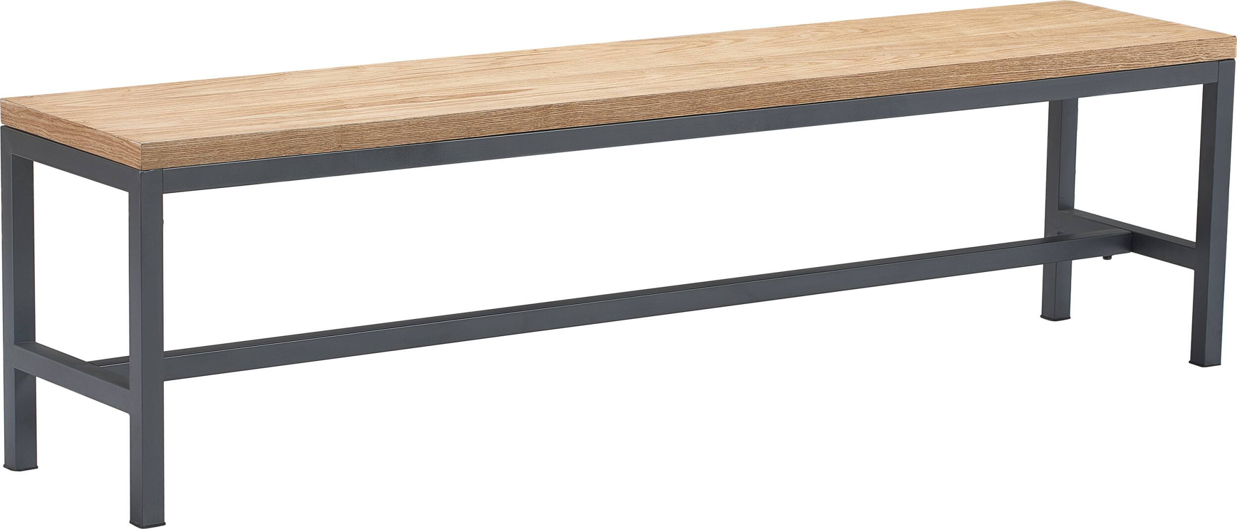Front. Tommy Hilfiger - Robson Dining Bench - Natural Wood.