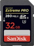 Front Zoom. SanDisk - Extreme PRO 32GB SDHC/SDXC Class 3 UHS-II Memory Card.