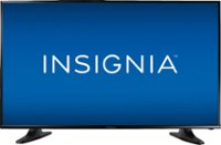 Front. Insignia™ - 49" Class (48.5" Diag.) - LED - 1080p - HDTV - Black.