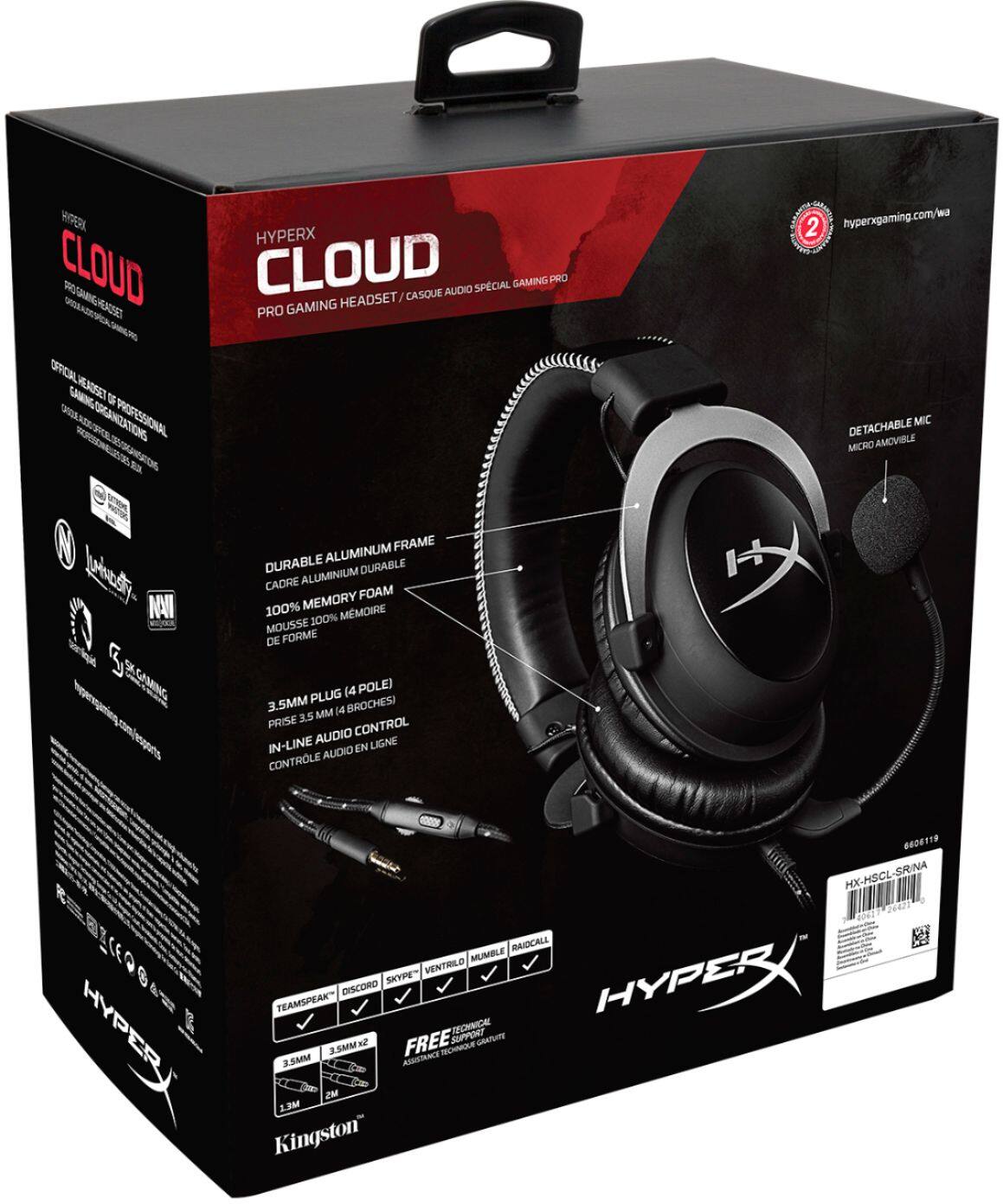 HyperX CloudX Pro Wired Gaming Headset for Xbox One HX-HS5CX-SR - Best Buy