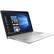 Left. HP - 15.6" Touch-Screen Laptop - Intel Core i3 - 8GB Memory - 1TB Hard Drive - HP sand blast in silk gold and natural silver.