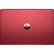 Alt View 12. HP - 15.6" Touch-Screen Laptop - Intel Core i3 - 8GB Memory - 1TB Hard Drive - HP sand blast in empress red and natural silver.