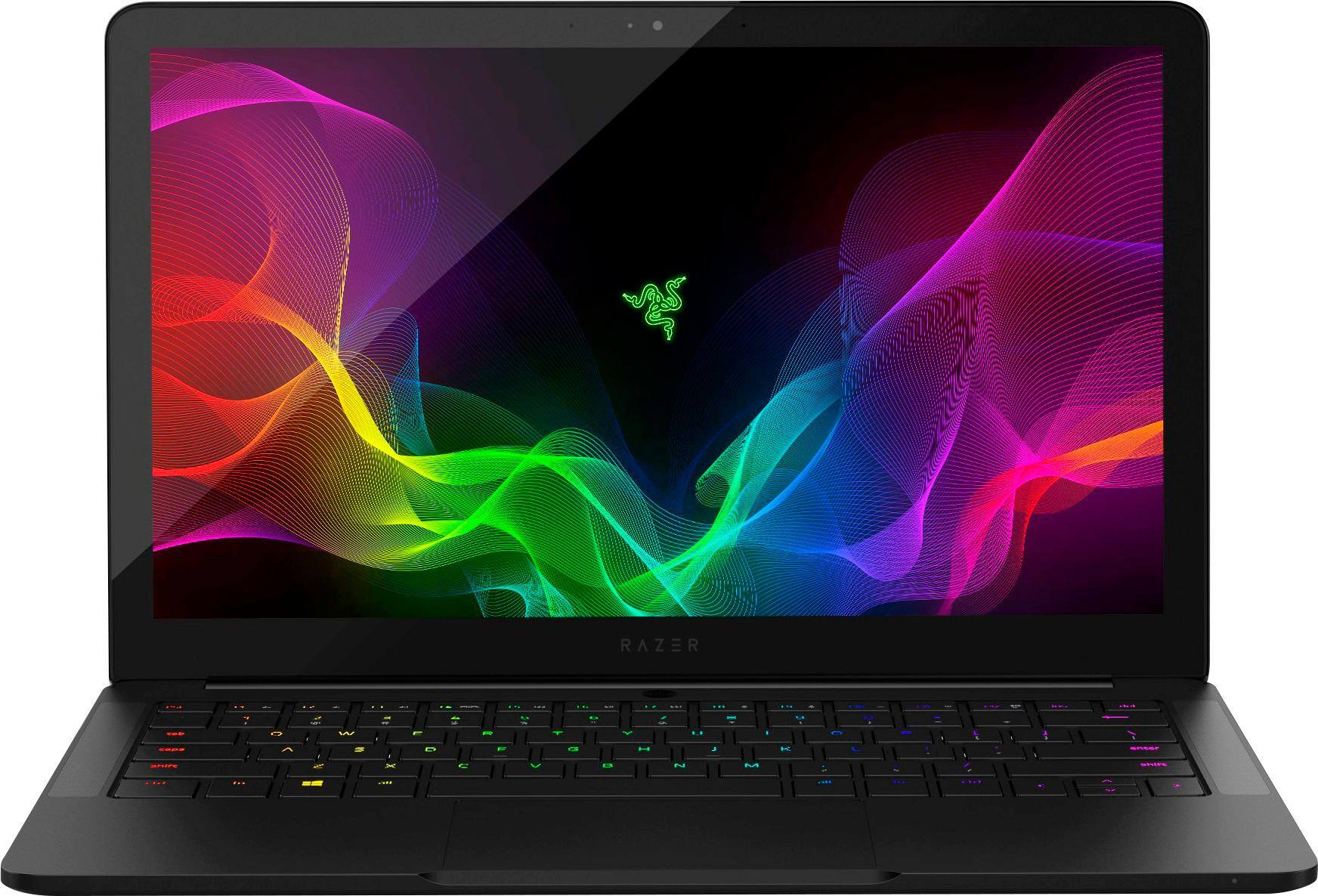 Razer - Blade Stealth 13.3" Touch-Screen Laptop - Intel Core i7 - 16GB Memory - 512GB Solid State Drive - Black - Larger Front