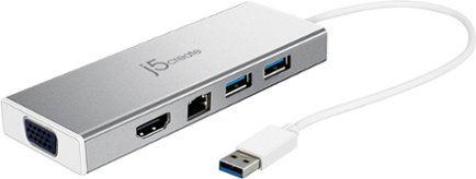 j5create – USB 3.0 Mini Docking Station – silver