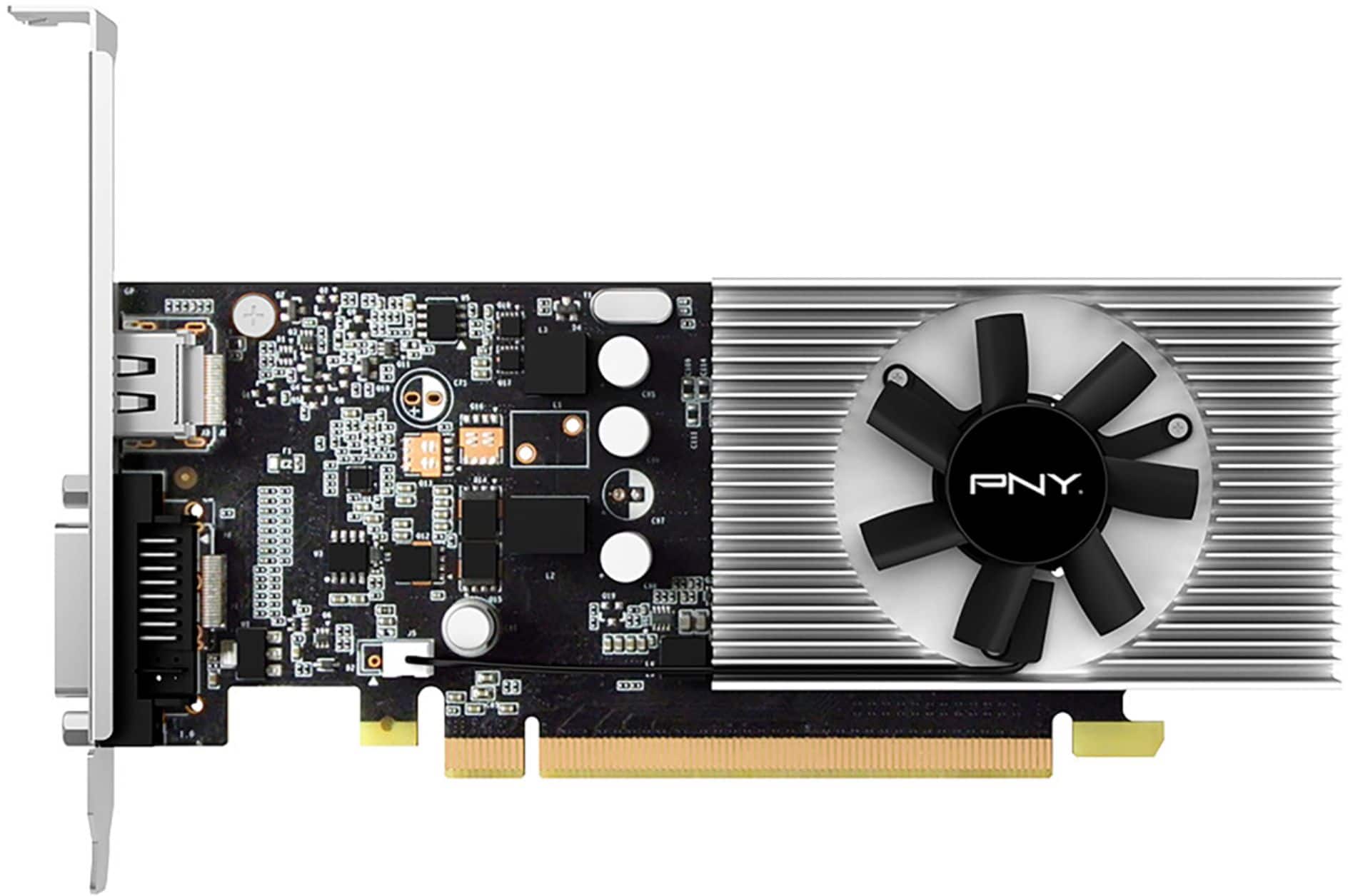 Alt View 11. PNY - NVIDIA GeForce GT 1030 2GB PCI-E 3.0 Graphics Card - Black.