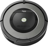 Front. iRobot - Roomba 877 Self-Charging Robot Vacuum - Black/gray.