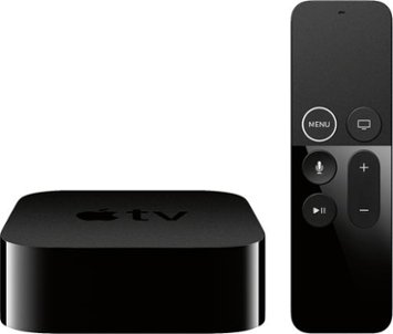 Apple - Apple TV 4K - 32GB (latest model) - Black - Larger Front