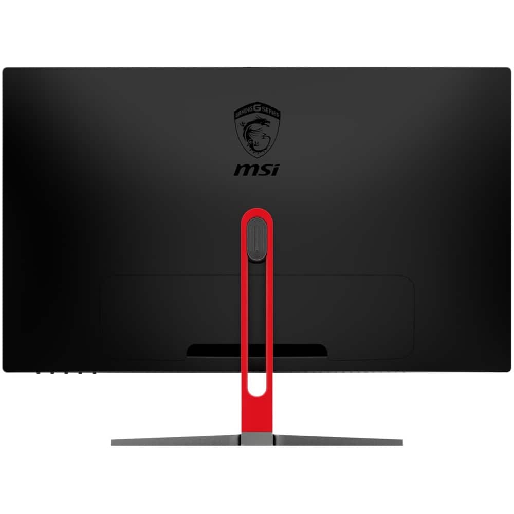 Back. MSI - Optix G24C4 23.6" VA Curved Full HD AMD FreeSync Gaming Monitor (HDMI, DisplayPort) - Black/Red.