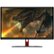 Front Zoom. MSI - Optix 24" LED Curved FHD FreeSync Monitor - Black/red.