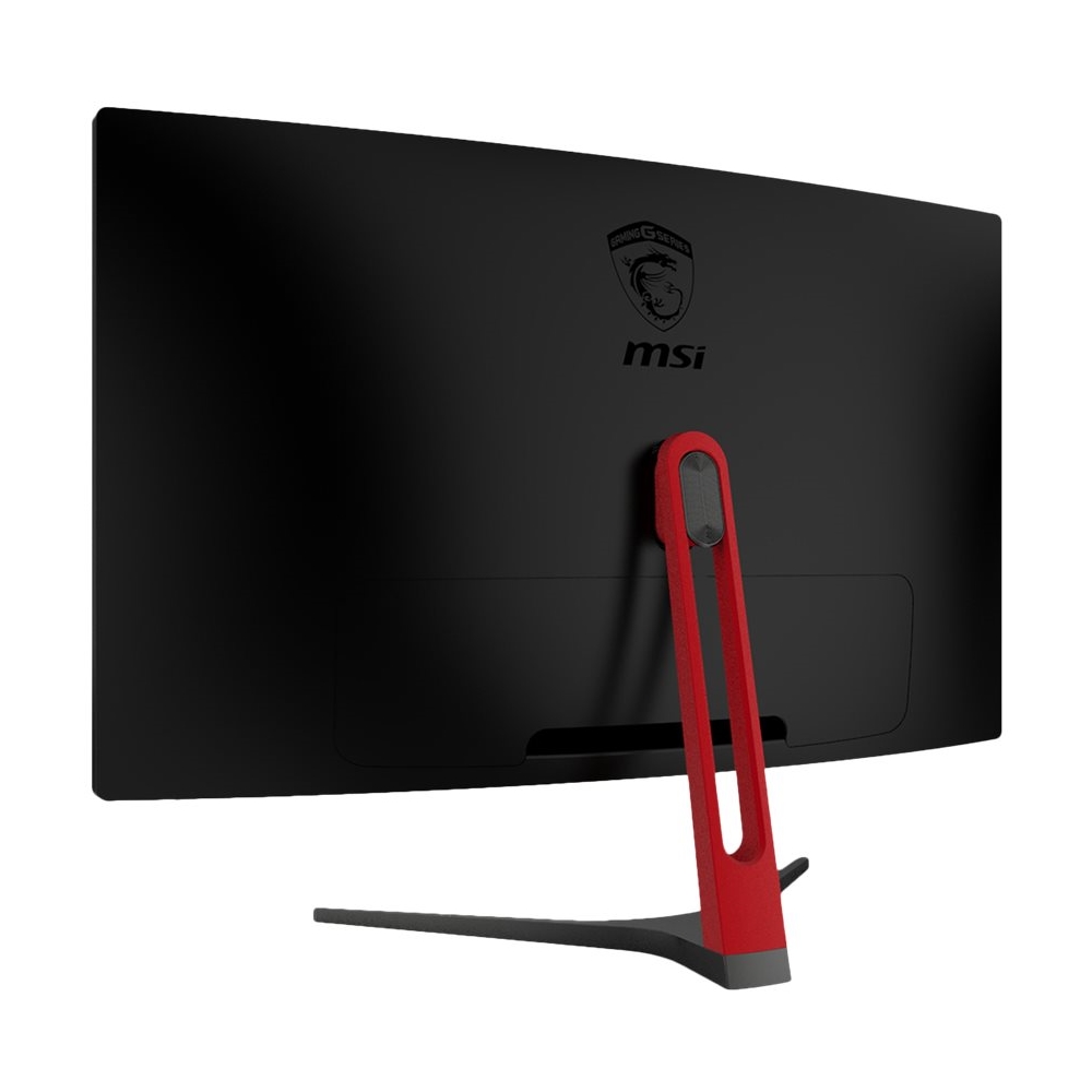 Best Buy Msi Optix 24 Led Curved Fhd Freesync Monitor Black Red Optixg24c