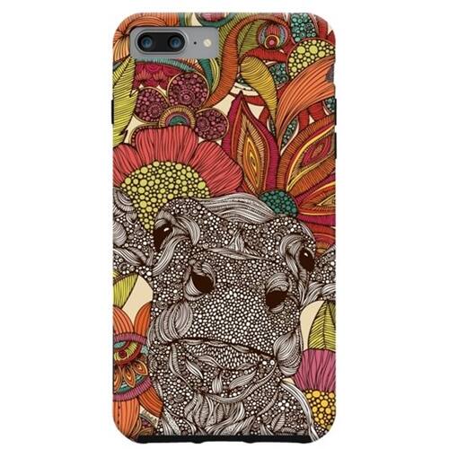 ArtsCase - StrongFit Designers Case for Apple® iPhone® 7 Plus - Red/orange/black - Larger Front