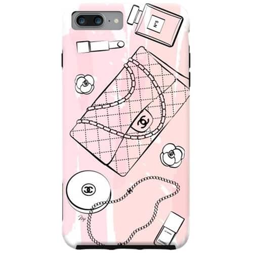 ArtsCase - StrongFit Designers Case for Apple® iPhone® 7 Plus - Pink - Larger Front